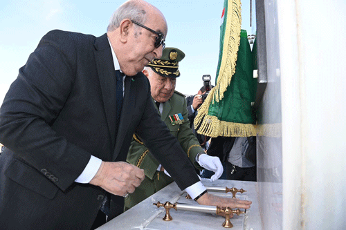 أشاد بجهوده في الرفع من القدرات الدفاعية: الرئيـس تبـون ينـوه بمسـاهمة الجيـش  في تجسيـد المشـروع الوطـني