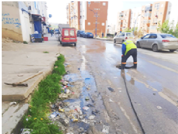 «سياكو» تدخّلت لمعالجة المشكلة: أشغـال تحـدث تسربـات في الصـرف الصـحي بعـين النحـاس